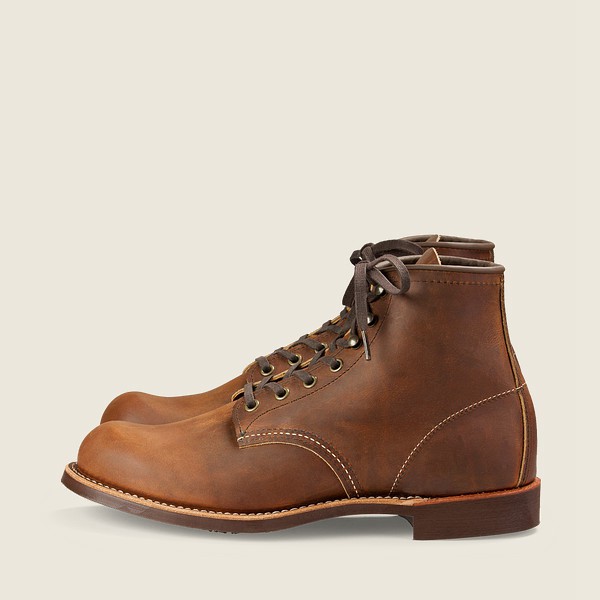 Red Wing Heritage Boots Blacksmith - 6-inchr Rough & Tough Leather - Brown - Mens UWY193468